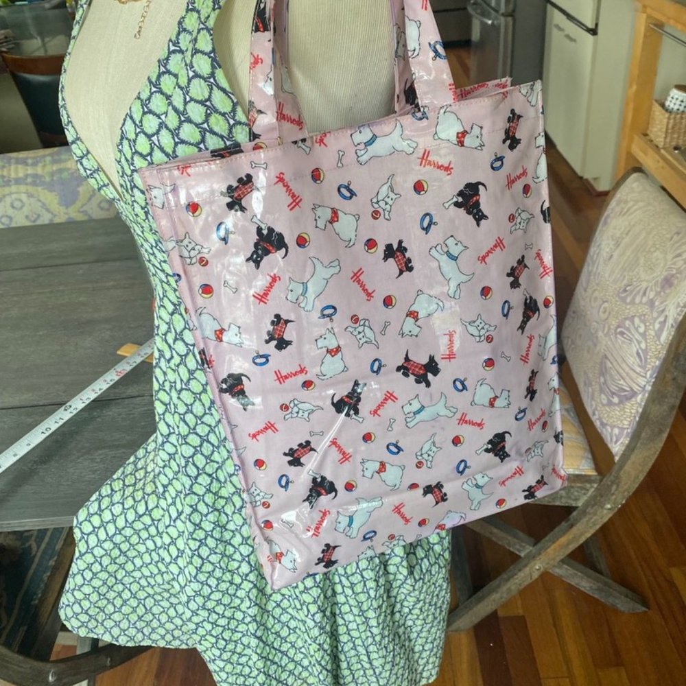 Harrods canvas tote bag